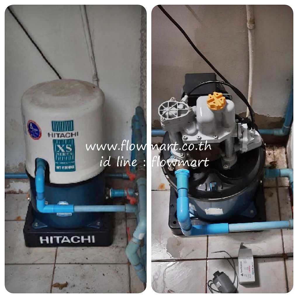 งานซ่อมเปลี่ยนอะไหล่ปั๊มน้ำ   Hitachi  WT-P200XS @ พระราม5  นนทบุรี 